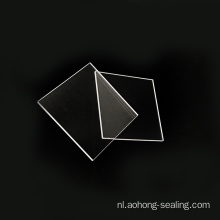 Aangepaste gepolijste vierkante kwarts glasschijf